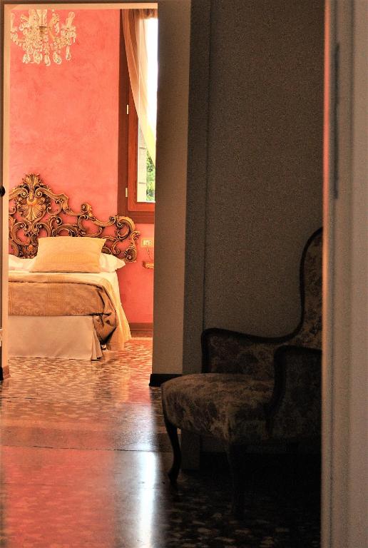 Posezení v ubytování Relais Alcova del Doge