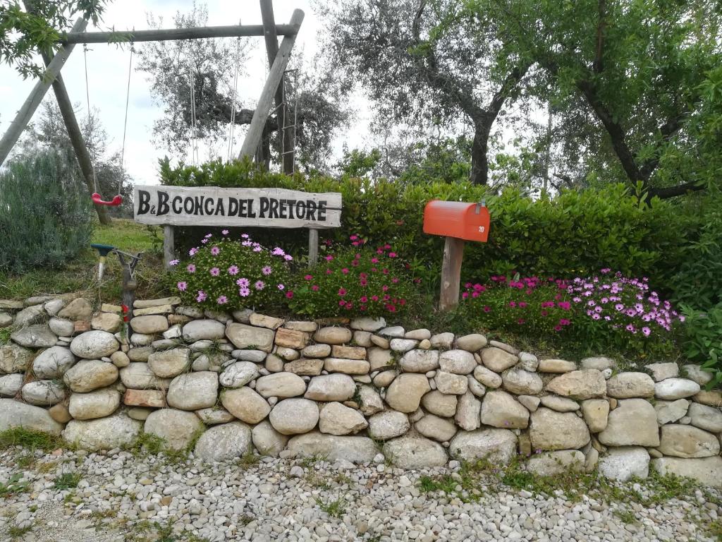 Zahrada ubytování B&B Conca Del Pretore