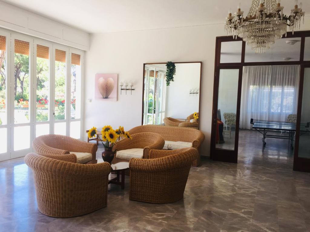 Posezení v ubytování Residence delle Nazioni