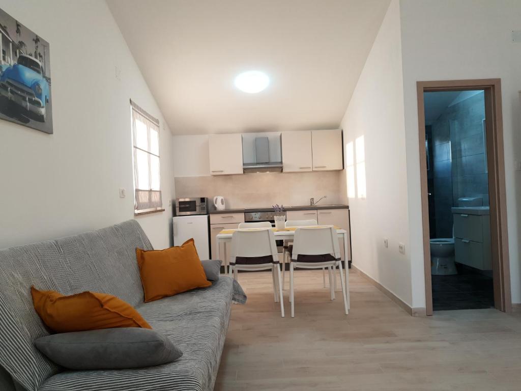 Kuchyň nebo kuchyňský kout v ubytování Endless Horizont Apartment