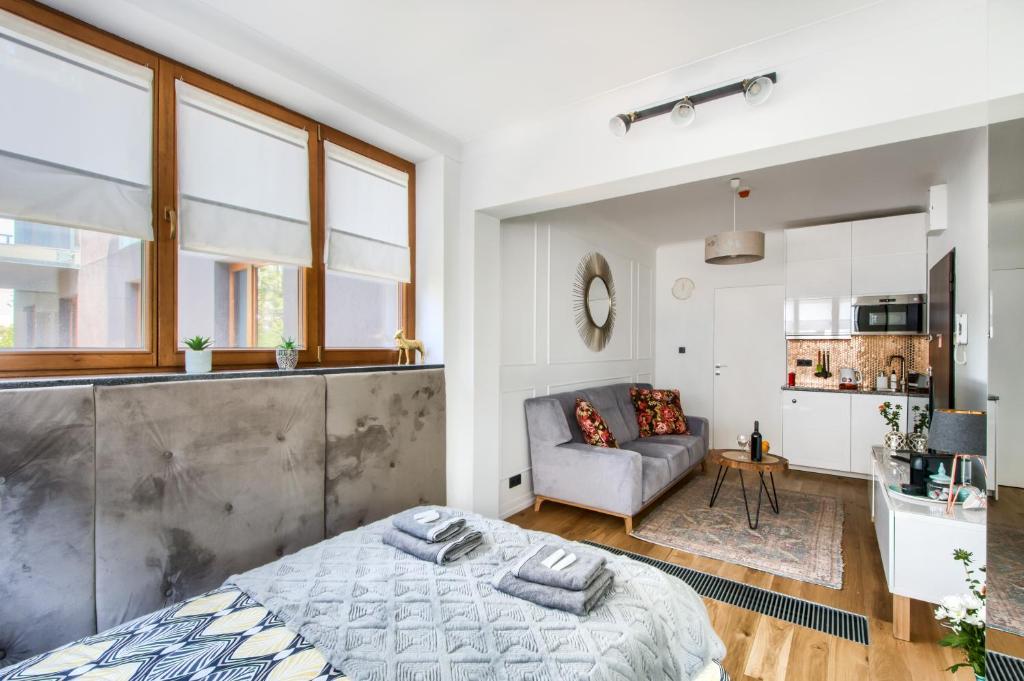 Aparthotel Pawia Deluxe- 10 min to center - Resim 14