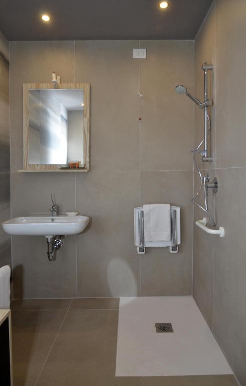 Koupelna v ubytování Regia Trazzera