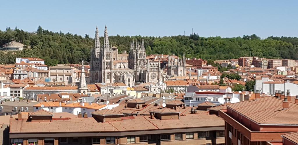 Vista general de Burgos o vista desde el hotel