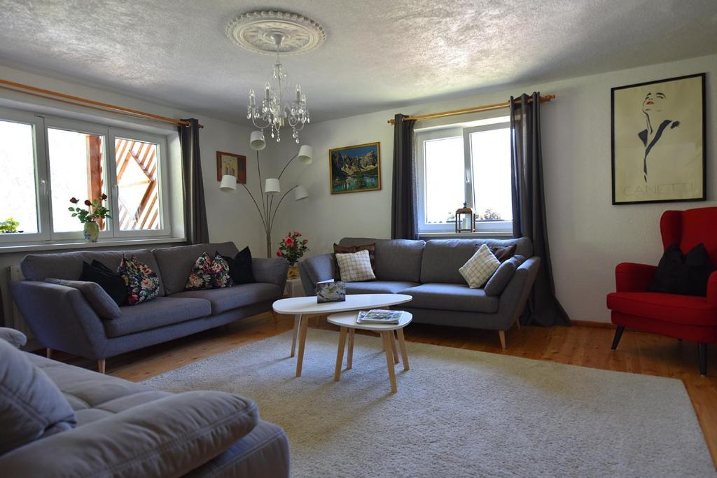 Posezení v ubytování Apartment Fernerkogel