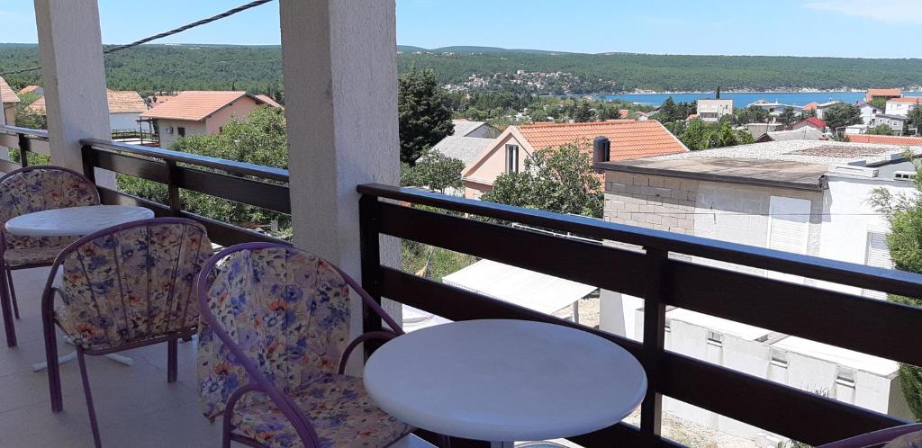 Balkón nebo terasa v ubytování Vila Velebit