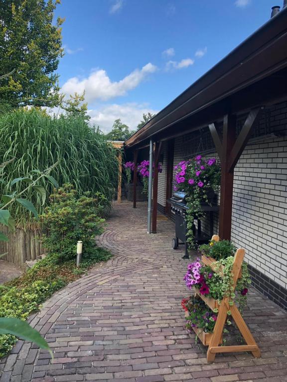 Zahrada ubytování B&B Perron Vechtdal