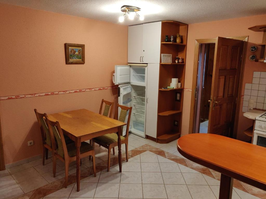 Kuchyňa alebo kuchynka v ubytovaní Vilma Villa