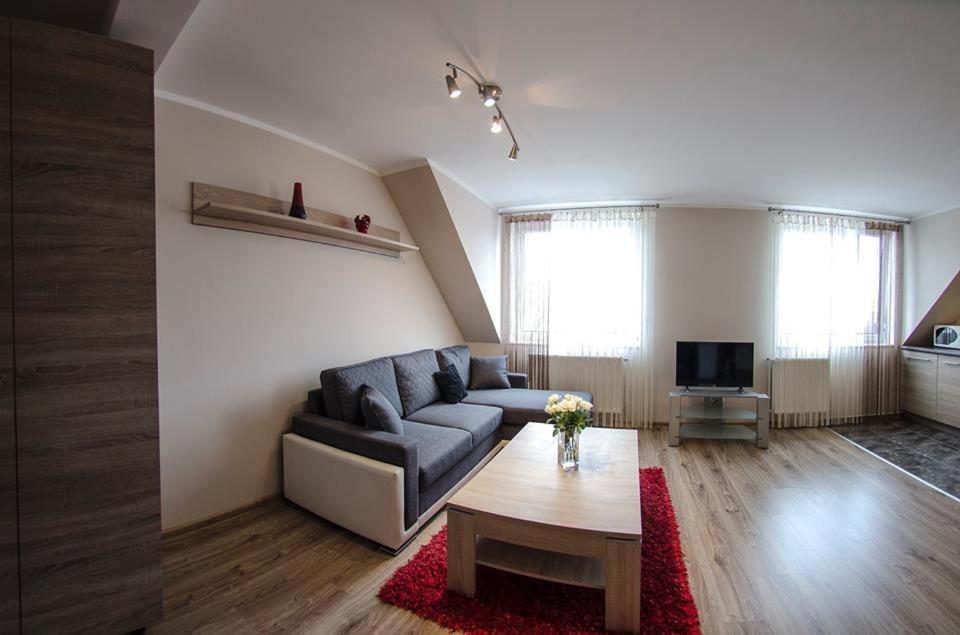 Posedenie v ubytovaní Apartamenty Giżycko