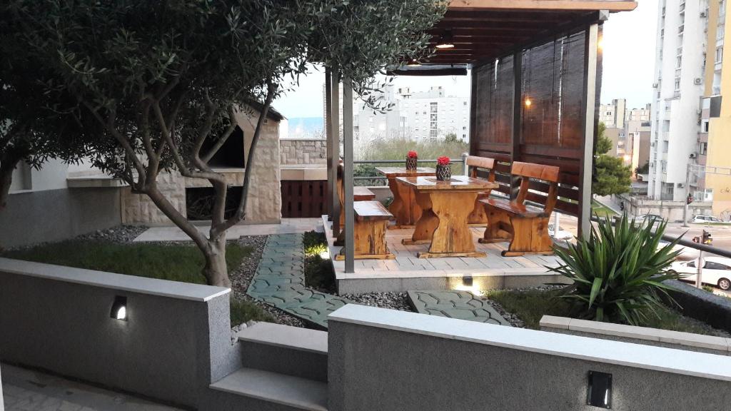 Un balcón o terraza en Studio apartman Latica