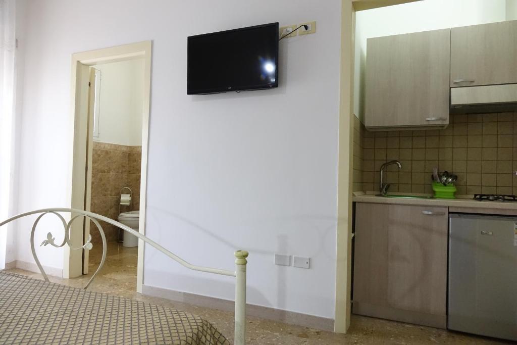 TV a/nebo společenská místnost v ubytování Don Nicola Residence