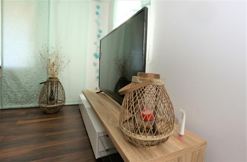 Televízia a/alebo spoločenská miestnosť v ubytovaní RELAX HOUSE