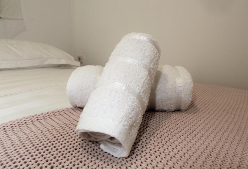 Posteľ alebo postele v izbe v ubytovaní RELAX HOUSE