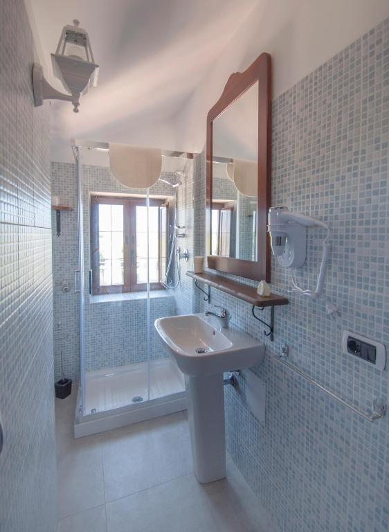 Koupelna v ubytování B&b Vittoria House