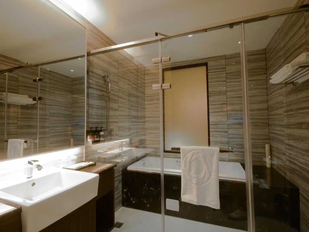 Koupelna v ubytování Lai Hotel