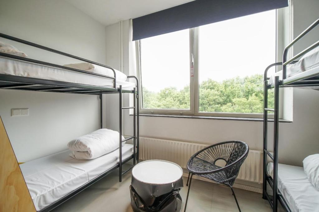 Postel nebo postele na pokoji v ubytování Via Amsterdam