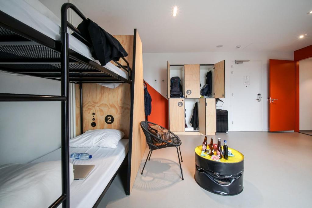 Postel nebo postele na pokoji v ubytování Via Amsterdam