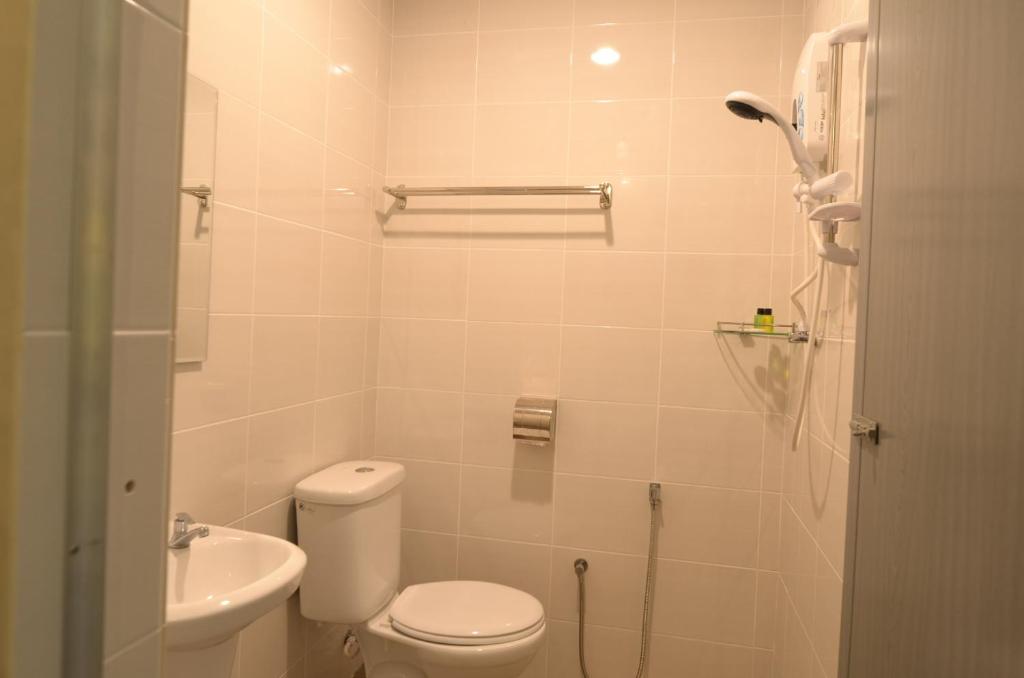 Koupelna v ubytování Hotel Pangkor SJ