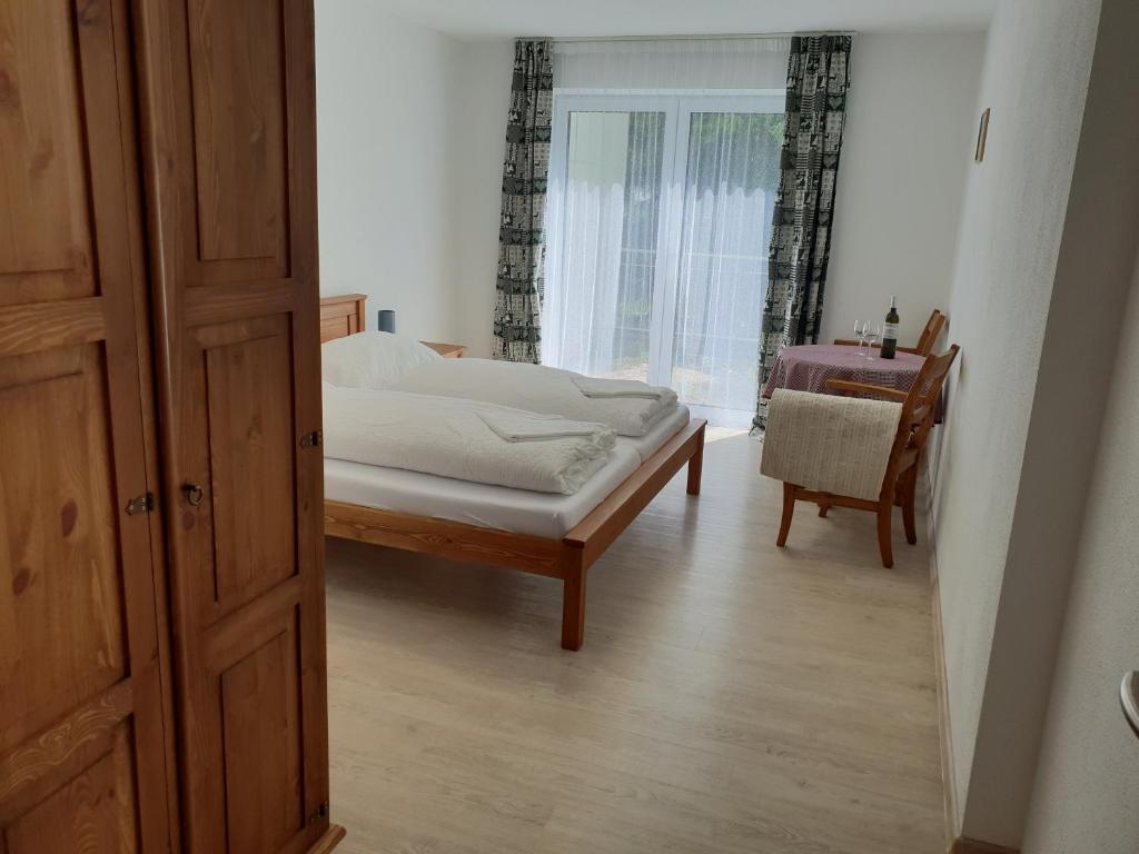 Letto o letti in una camera di Amalia Haus