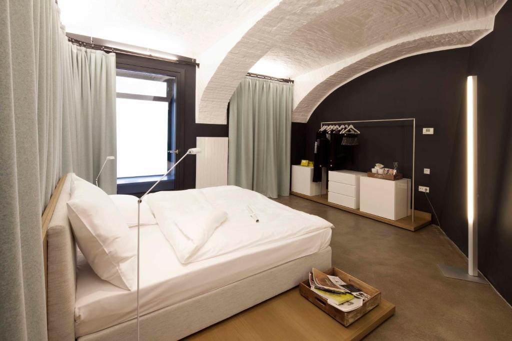 Postel nebo postele na pokoji v ubytování grätzlhotel beim Belvedere