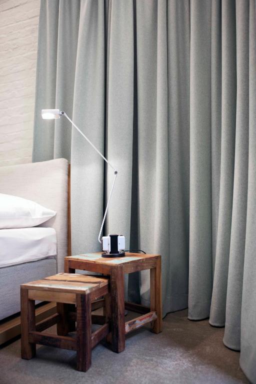Postel nebo postele na pokoji v ubytování grätzlhotel beim Belvedere