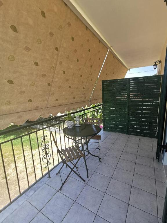 Balkón nebo terasa v ubytování Rosegarden