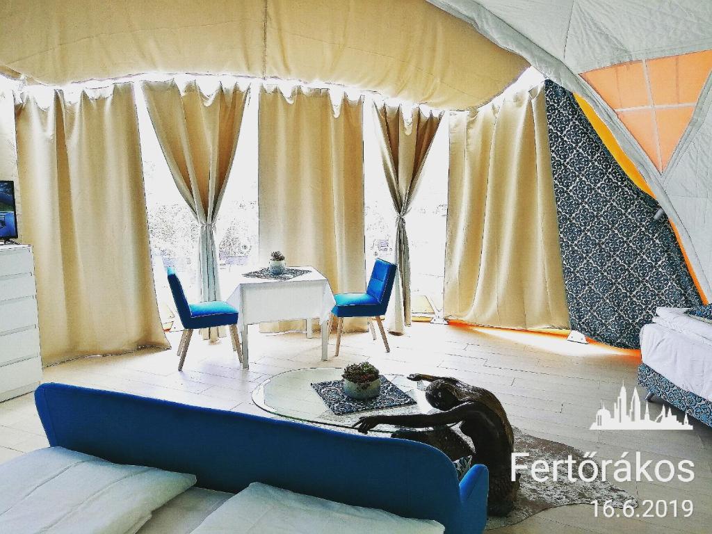 Area soggiorno di Tinyhouses am Neusiedlersee
