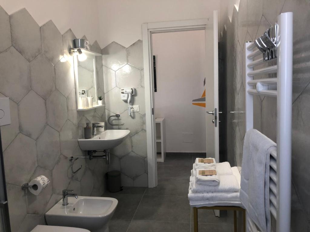 Koupelna v ubytování Il Platano Residenza Rurale