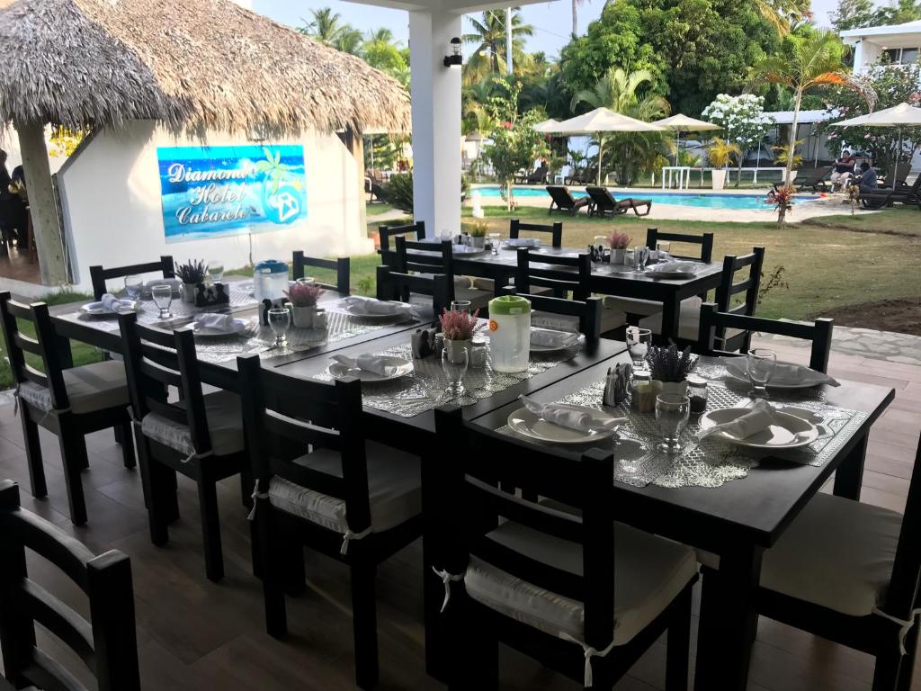 Restaurace v ubytování Diamond Hotel Cabarete