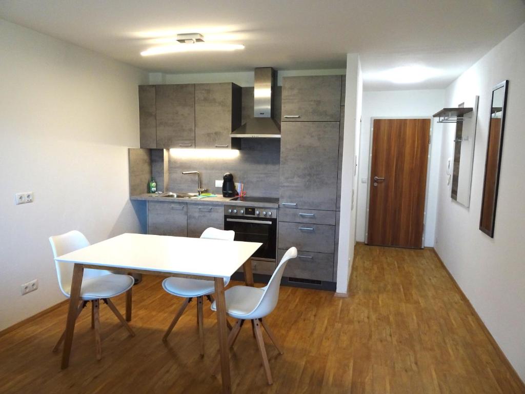 Kuchyňa alebo kuchynka v ubytovaní Ferienappartement GROCKE