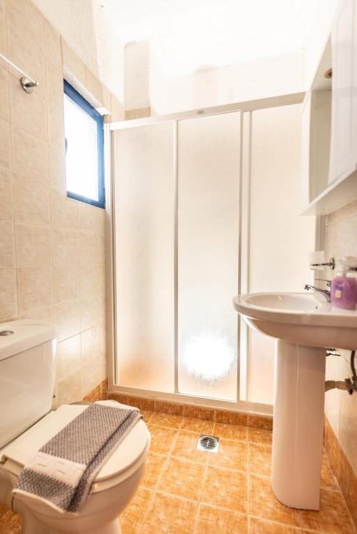 Koupelna v ubytování Hotel Elena Syvota