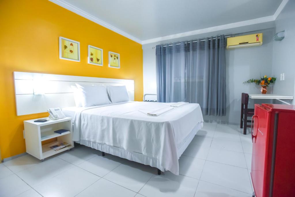 Postel nebo postele na pokoji v ubytování Veleiros Mar Hotel