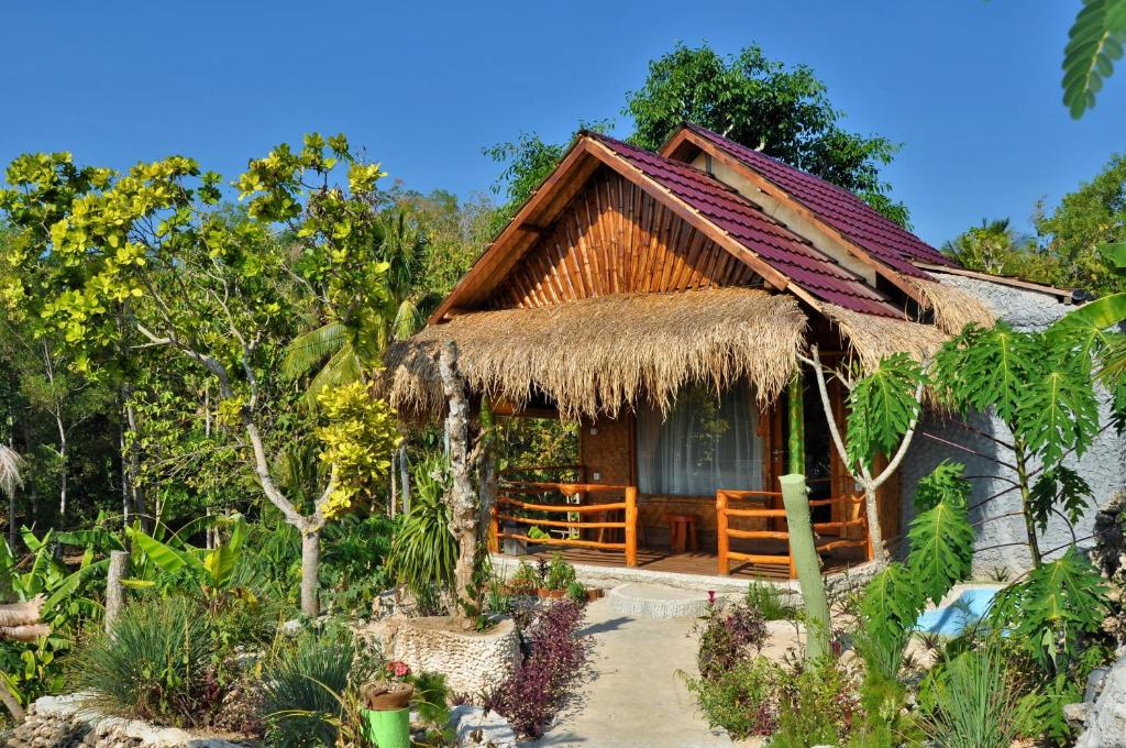Zahrada ubytování Aryaginata Cliff Cottages