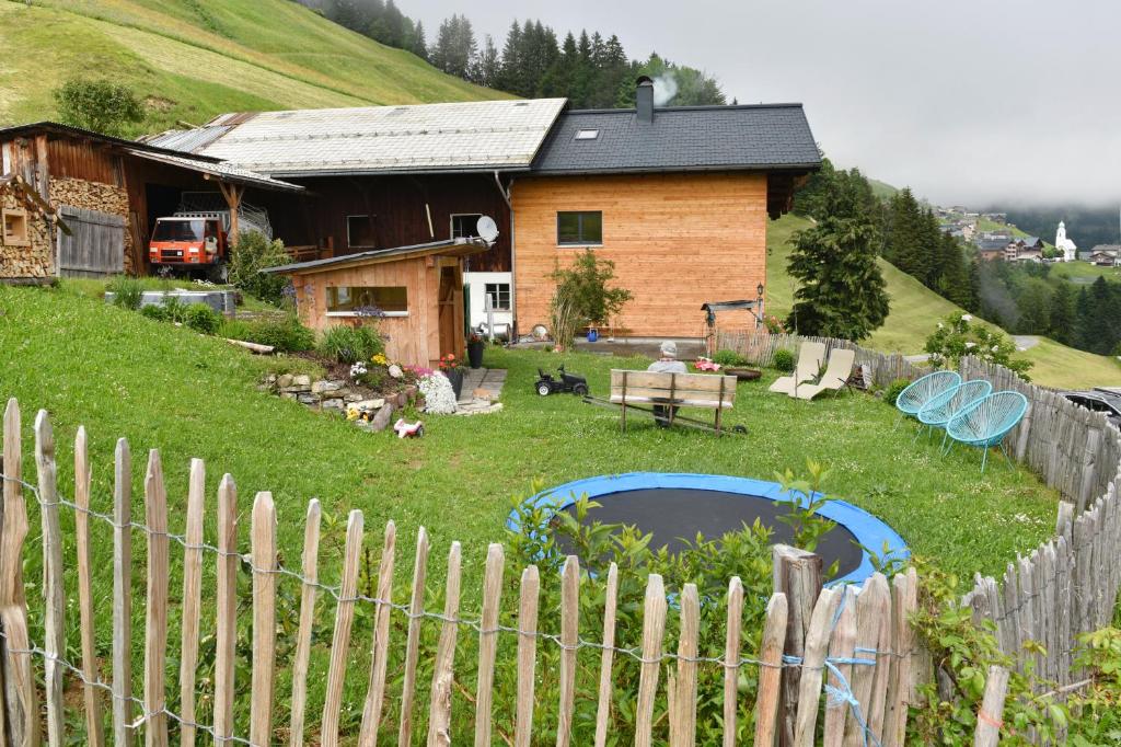 Zahrada ubytování Bergerhof Fontanella