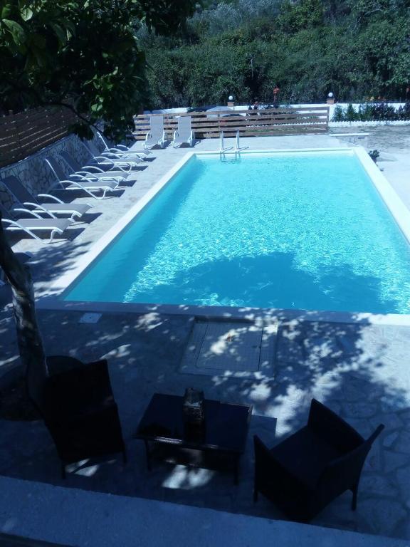 The swimming pool at or close to Dallas Valtos Studios