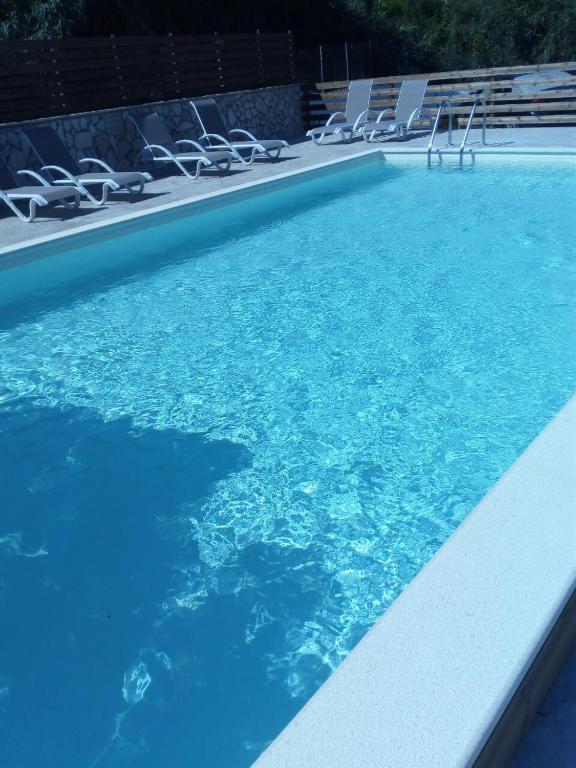 The swimming pool at or close to Dallas Valtos Studios