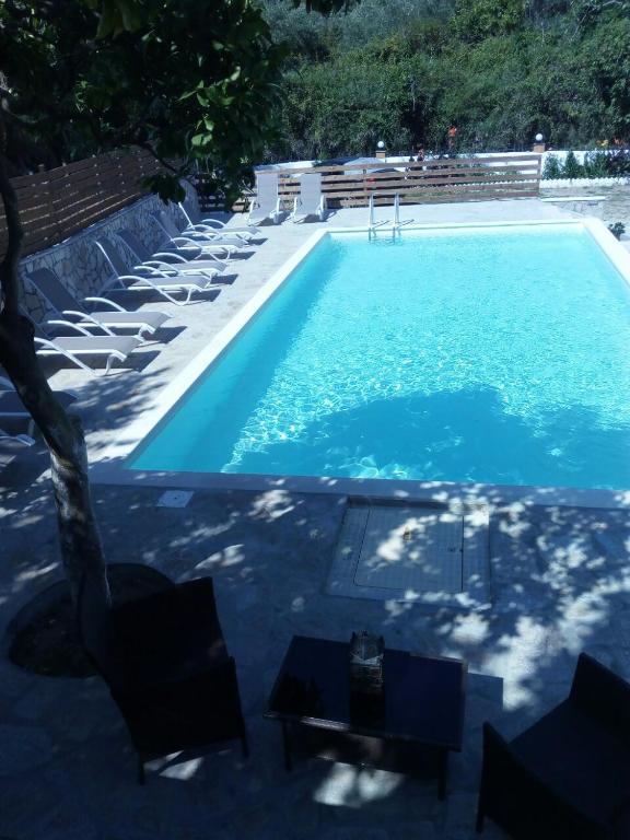 The swimming pool at or close to Dallas Valtos Studios