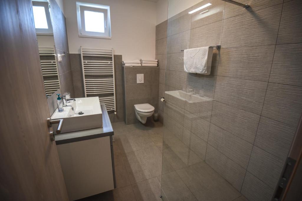 Kúpeľňa v ubytovaní Francesca Apartman