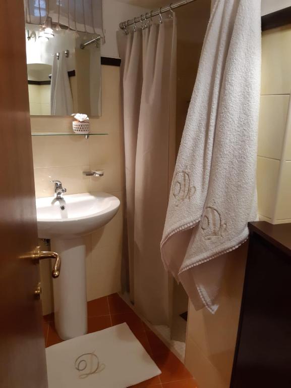Koupelna v ubytování Donna Lucrezia dimora a corte B&B