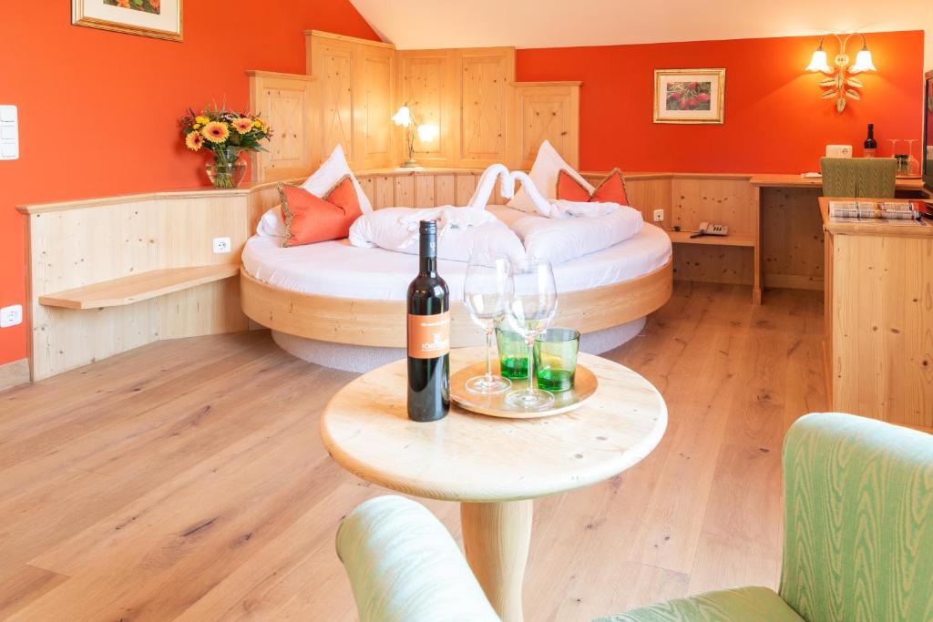 Nápoje v ubytování Hotel Försterhof lebe pur, genieße den Tag