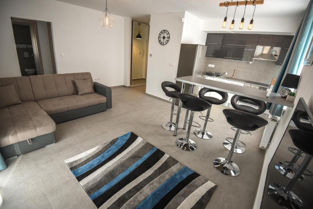 Kuchyňa alebo kuchynka v ubytovaní Francesca Apartman