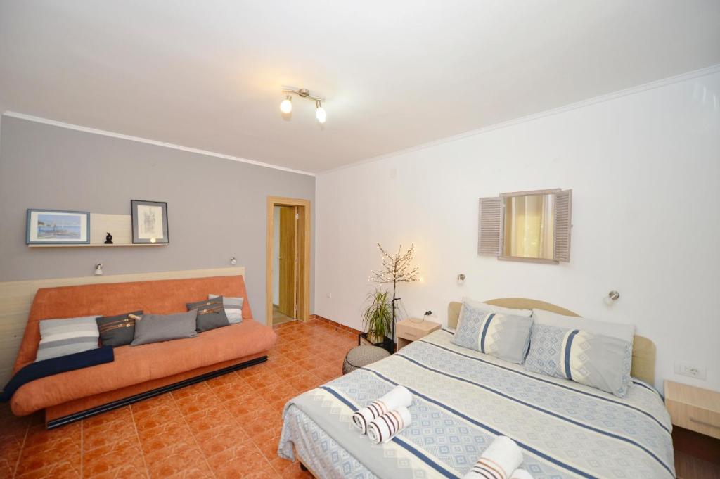 Krevet ili kreveti u jedinici u okviru objekta Apartments Kriva Ulica