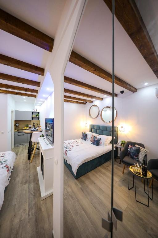 Postel nebo postele na pokoji v ubytování Apartment Kasia