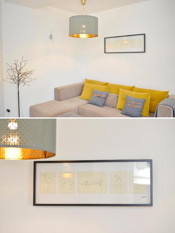 Prostor za sedenje u objektu Apartments Kriva Ulica