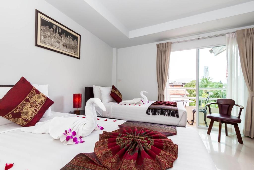 Posezení v ubytování Silver Resortel