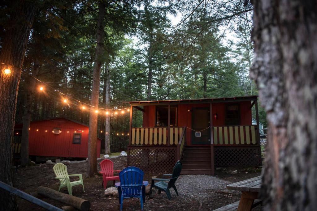 Zahrada ubytování Trekker, Treehouses cabins and lodge rooms