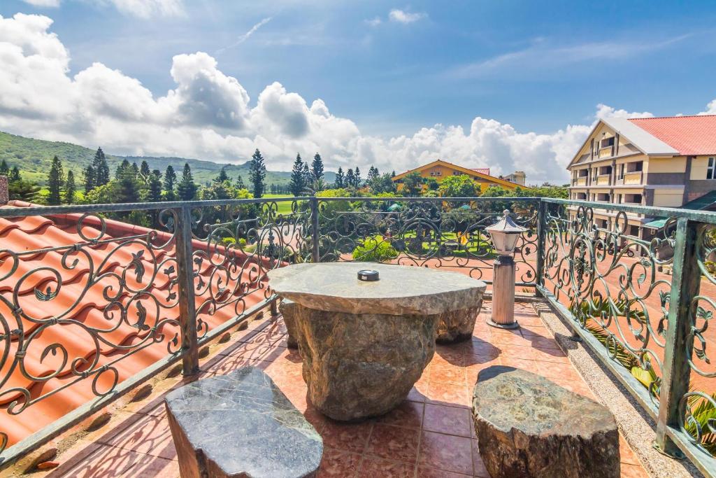 Balkón nebo terasa v ubytování Kenting Maya-House B&B