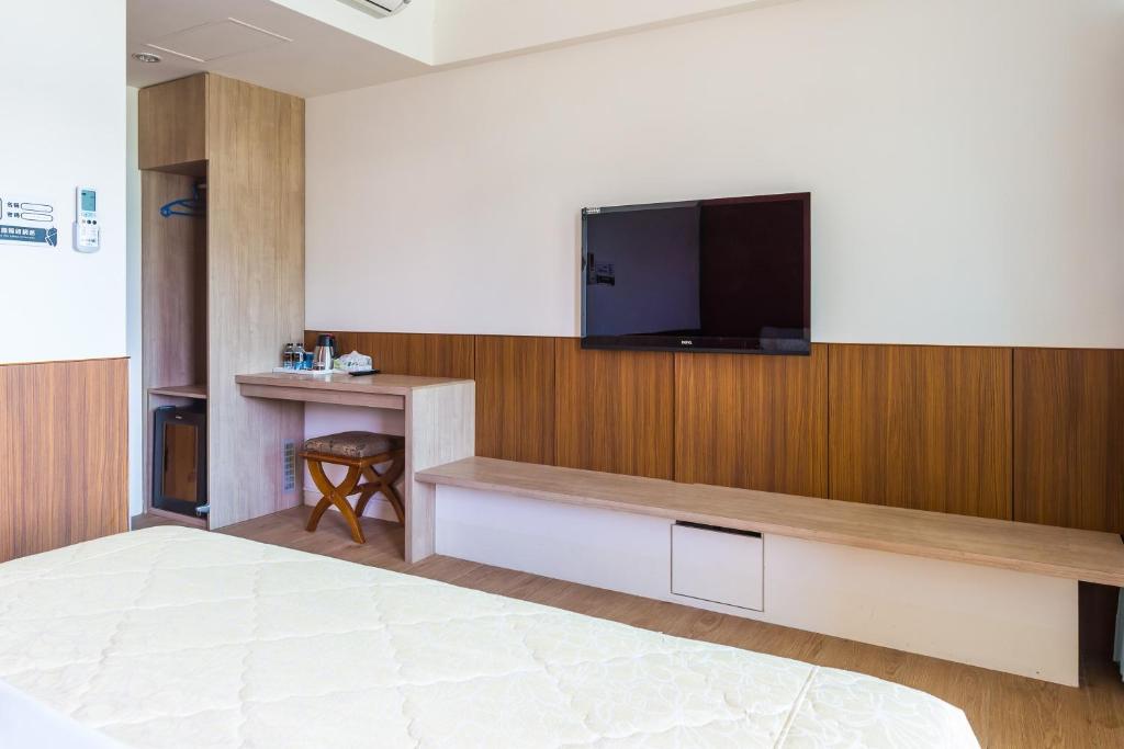 TV a/nebo společenská místnost v ubytování Kenting Maya-House B&B