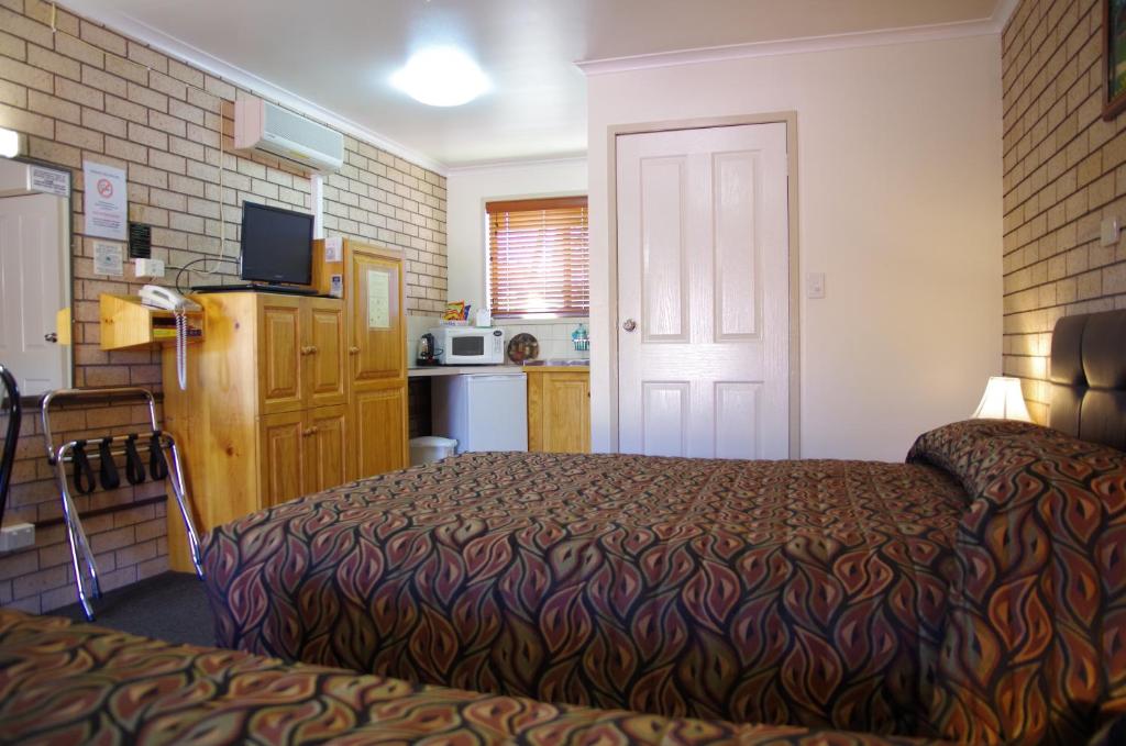 Kuchyň nebo kuchyňský kout v ubytování Stannum Lodge Motor Inn