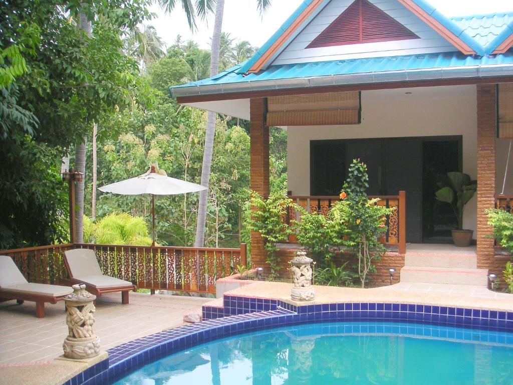 Bazén v ubytování Samuigreenvalley Resort nebo v jeho okolí