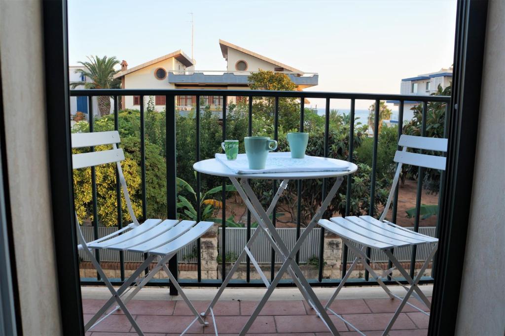 Balkón alebo terasa v ubytovaní La Rò-tonda apartment